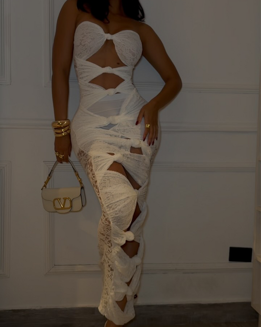 Lace Hollow Hip Dress (Pre-Sale)