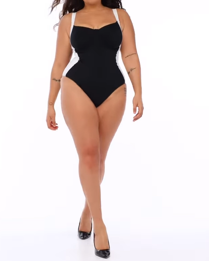 Slingback Underwire Body-Shaping Swimsuit