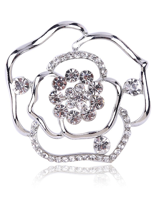 Brooches Chic & Modern Street Rose Brooch / Gold / Silver / Fall / Winter / Spring for Women