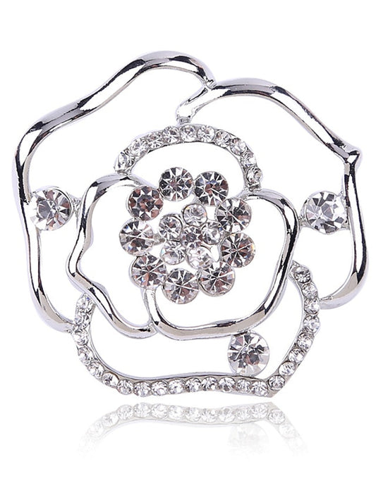 Brooches Chic & Modern Street Rose Brooch / Gold / Silver / Fall / Winter / Spring for Women