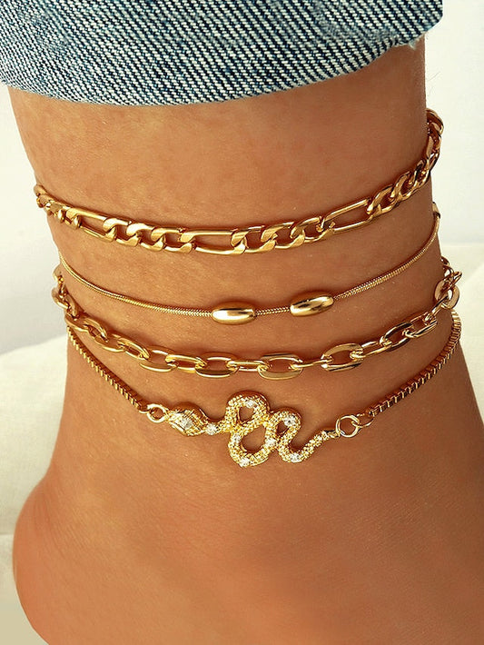 Fashion Outdoor Snake Anklet for Women
