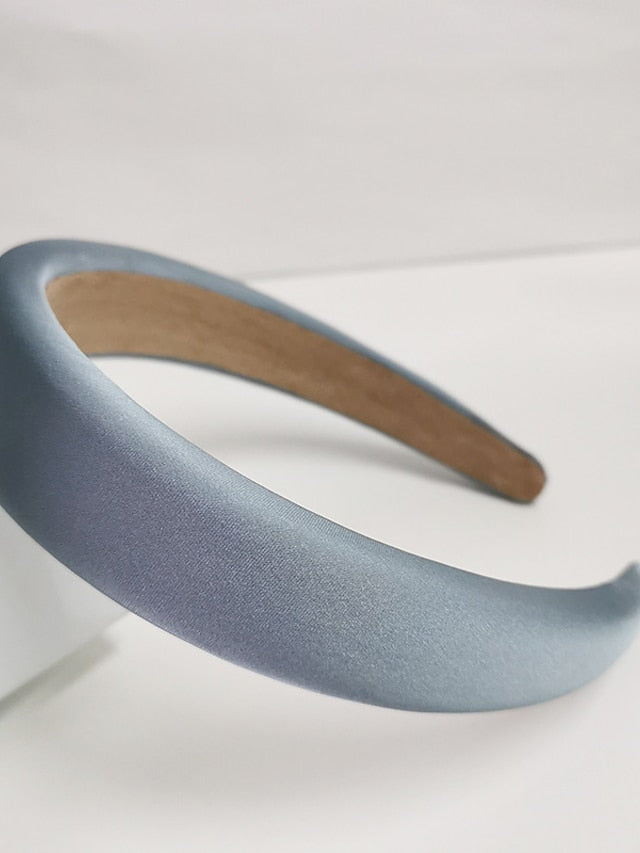 Girls' Headbands Headband For Daily Fabric 15A Satin Black 3A Satin Nude Apricot 2A Satin Champagne for Women