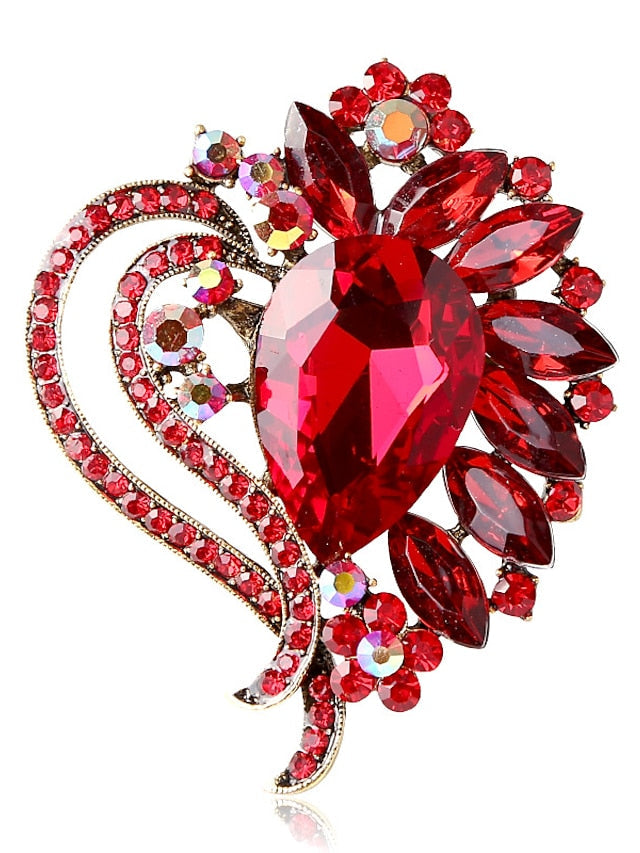 Brooches Chic & Modern Street Flower Brooch / Black / White / Red / Green / Fall for Women